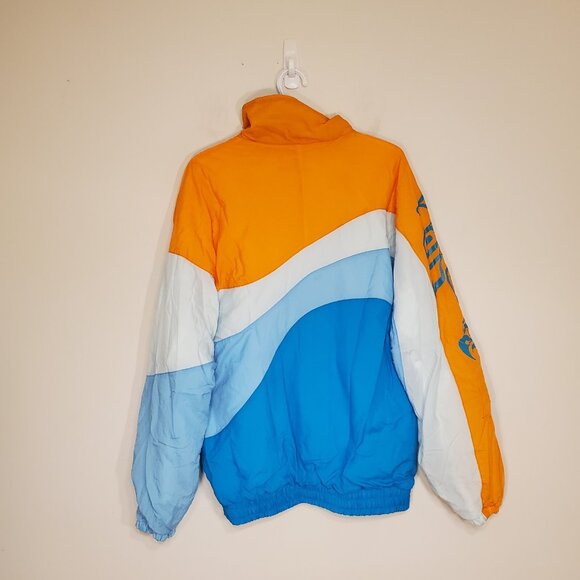 Vintage 1994 Commonwealth Games windbreaker jacket blue orange size L - Picture 2 of 4